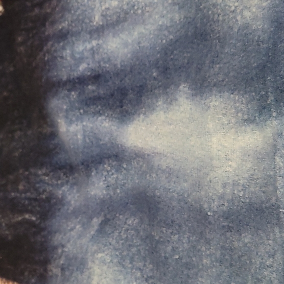 Steve Madden Scarf Wrap with Fringes One size @75" x 17" Blue White multi - Picture 5 of 9